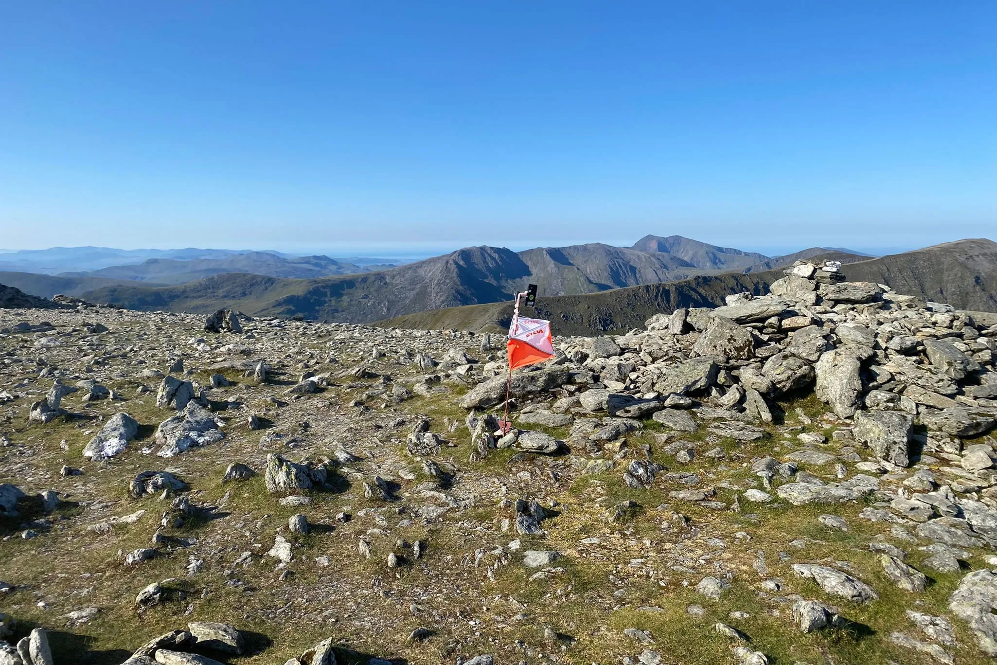 Welsh 1000m Peaks Race - Checkpoint flag